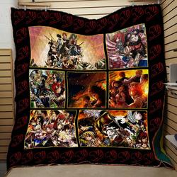 Fairy Tail Fight Quilt V10  Quilt and Home Decor