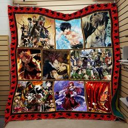 Fairy Tail Fight Quilt V3  Quilt and Home Decor