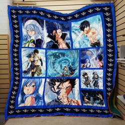 Fairy Tail Fight Quilt V8  Quilt and Home Decor