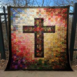 Faith Hope Love Qu Quilt Blanket ABC07111488 and Home Decor