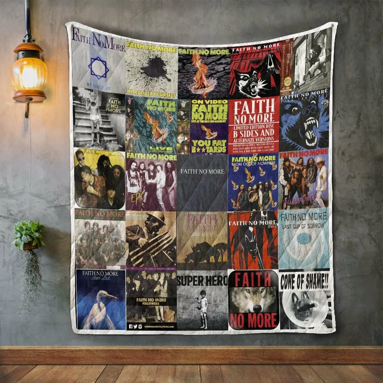 Faith No More 2 Album Covers Quilt Blanket and Home Decor