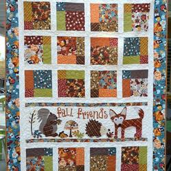 Fall Friends Clp030715 Quilt Blanket and Home Decor