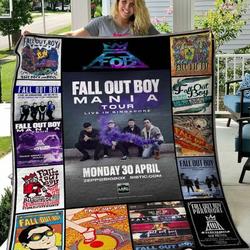 Fall Out Boy Quilt Blanket Hvt200613  Quilt and Home Decor