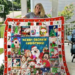 Family Guy Xmas Quilt Blanket 01988 and Home Decor