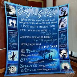 Family My Love Beside You Love You Support You Quilt Gg and Home Decor