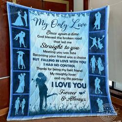 Family My Love Straight To You Quilt Cc and Home Decor