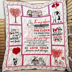 Family My Love Your Last Everything Quilt Cc and Home Decor