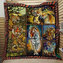 Family Tiger Quilt Blanket  Quilt and Home Decor