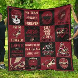 Fan Arizona Coyotes Amazing Fan Gift Idea Quilt and Home Decor