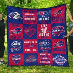 Fan Buffalo Bills Amazing Gift Idea Quilt and Home Decor