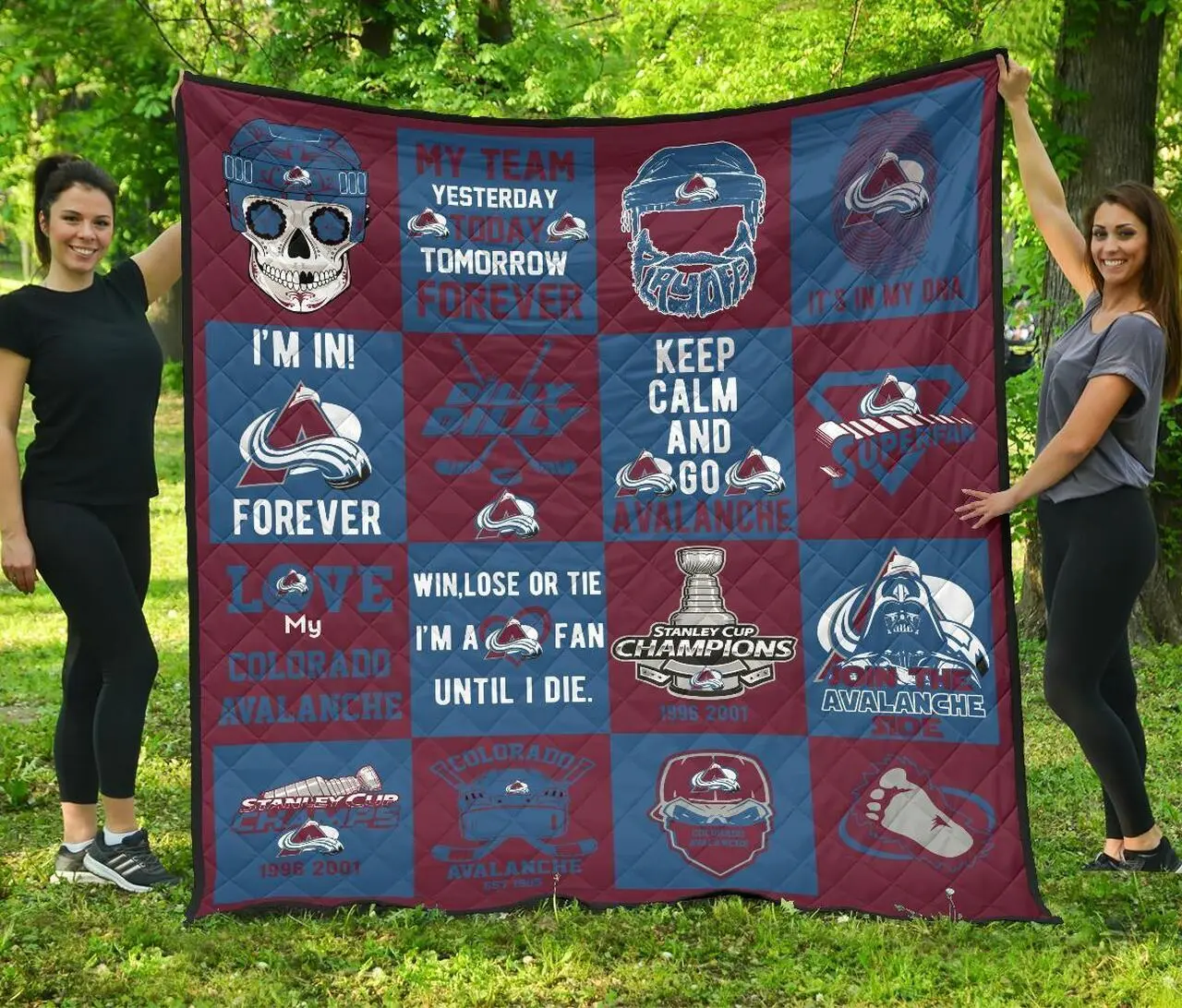 Fan Colorado Avalanche Amazing Gift Idea Quilt and Home Decor