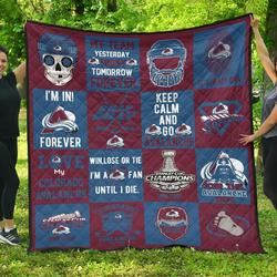 Fan Colorado Avalanche Amazing Gift Idea Quilt and Home Decor