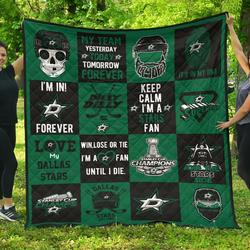 Fan Dallas Stars Amazing Gift Idea Quilt and Home Decor