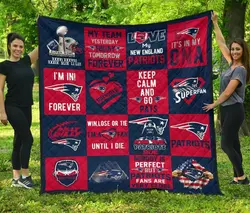 Fan New England Patriots Amazing Gift Quilt and Home Decor