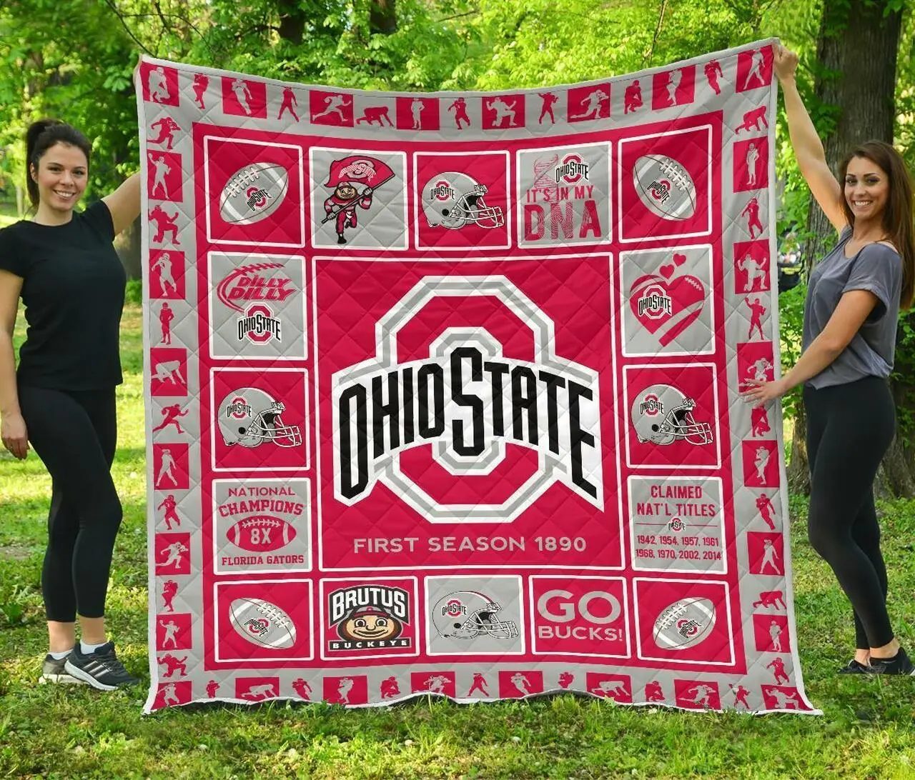 Fan Ohio State Buckeyes Amazing Gift Idea Quilt and Home Decor