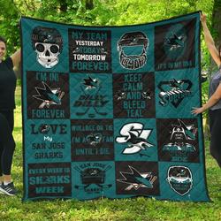 Fan San Jose Sharks Amazing Gift Idea Quilt and Home Decor