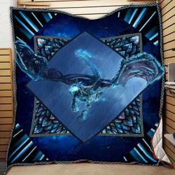 Fantasy Dragon Quilt Kh3 and Home Decor