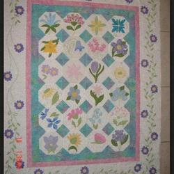 Fantasy Garden Cla2210189Q Quilt Blanket and Home Decor
