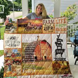 Farm Animal In Farm U Quilt Xq and Home Decor