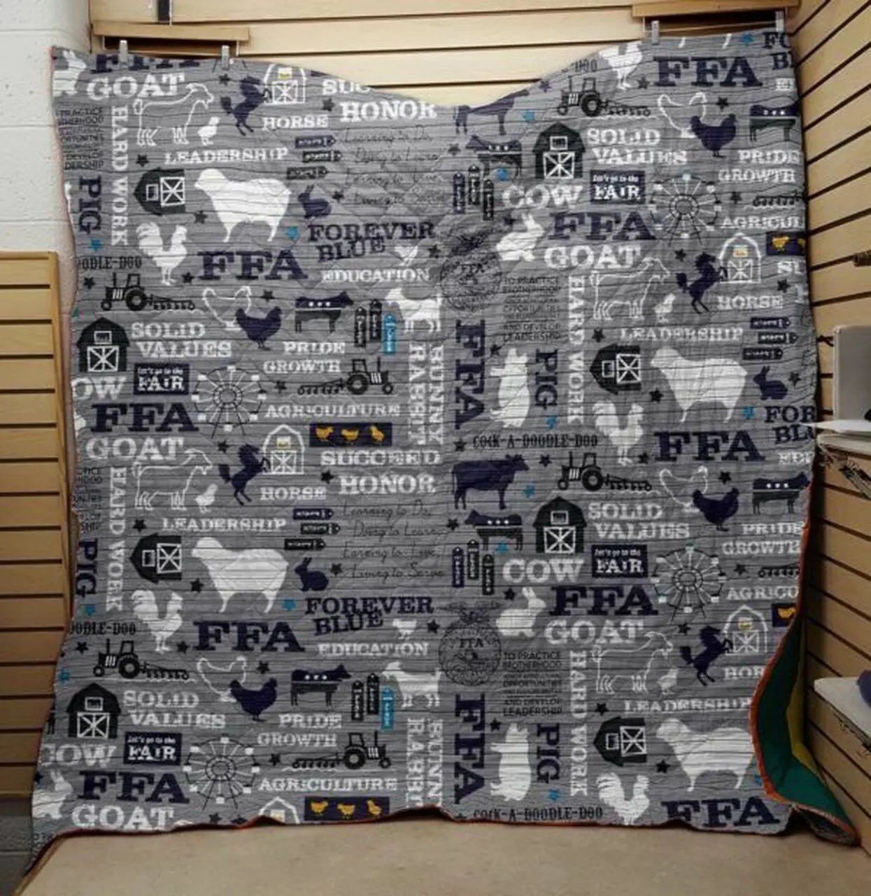 Farm Cl14100198Mdq Quilt Blanket and Home Decor
