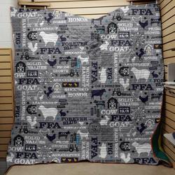 Farm Cl14100198Mdq Quilt Blanket and Home Decor
