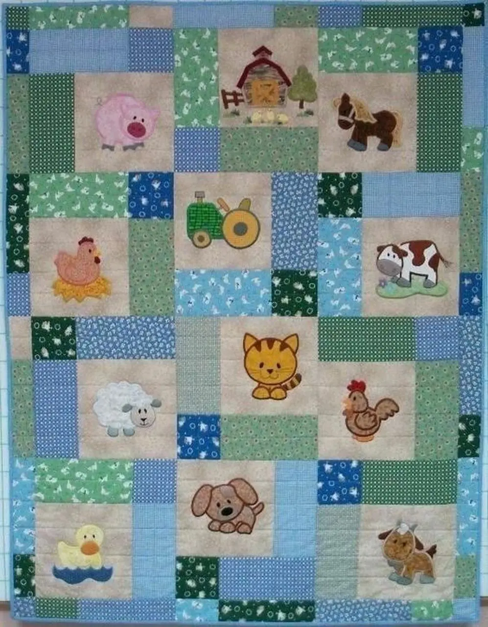 Farm Cla200651 Quilt Blanket and Home Decor