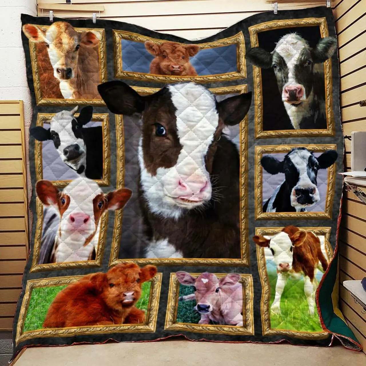 Farm Cow Cattles Cute Awesome Quilt and Home Decor