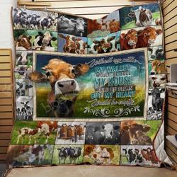 Farm Cow Cl18100247Mdq Quilt Blanket and Home Decor