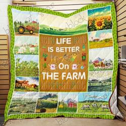 Farm Life Ah Quilt Derqdc and Home Decor