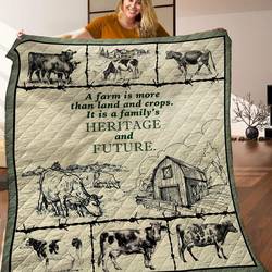 Farm Quilt Blanket C9B300503Ty and Home Decor