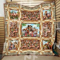 Farm Quilt Blanket Dhc0910394Vt and Home Decor