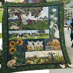 Farm Quilt Blanket Dhc0910770Vt and Home Decor
