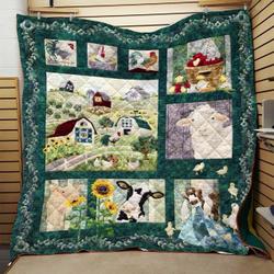 Farm Quilt Blanket Dhc0910771Vt and Home Decor