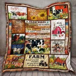 Farm Rules Quilt Tt16-1408  Quilt and Home Decor