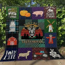 Farm Tl240518 Quilt Blanket and Home Decor