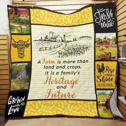 Farmer Quilt Blanket ABC07113326 and Home Decor