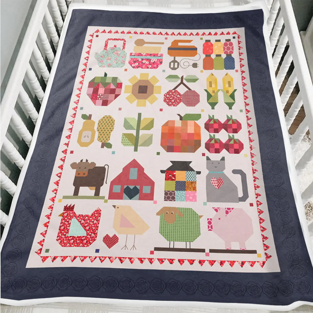 Farming Cla1110231Q Quilt Blanket and Home Decor