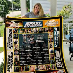Fast And Furious V3 Quilt Blanket and Home Decor
