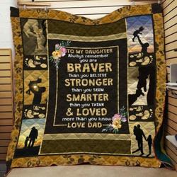 Father Daughter Quilt Blanket J0306 85O34 and Home Decor
