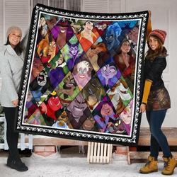 Favorite Villains For Fan Gift Quilt and Home Decor