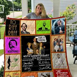 Fawlty Towers Quilt Blanket 01 and Home Decor