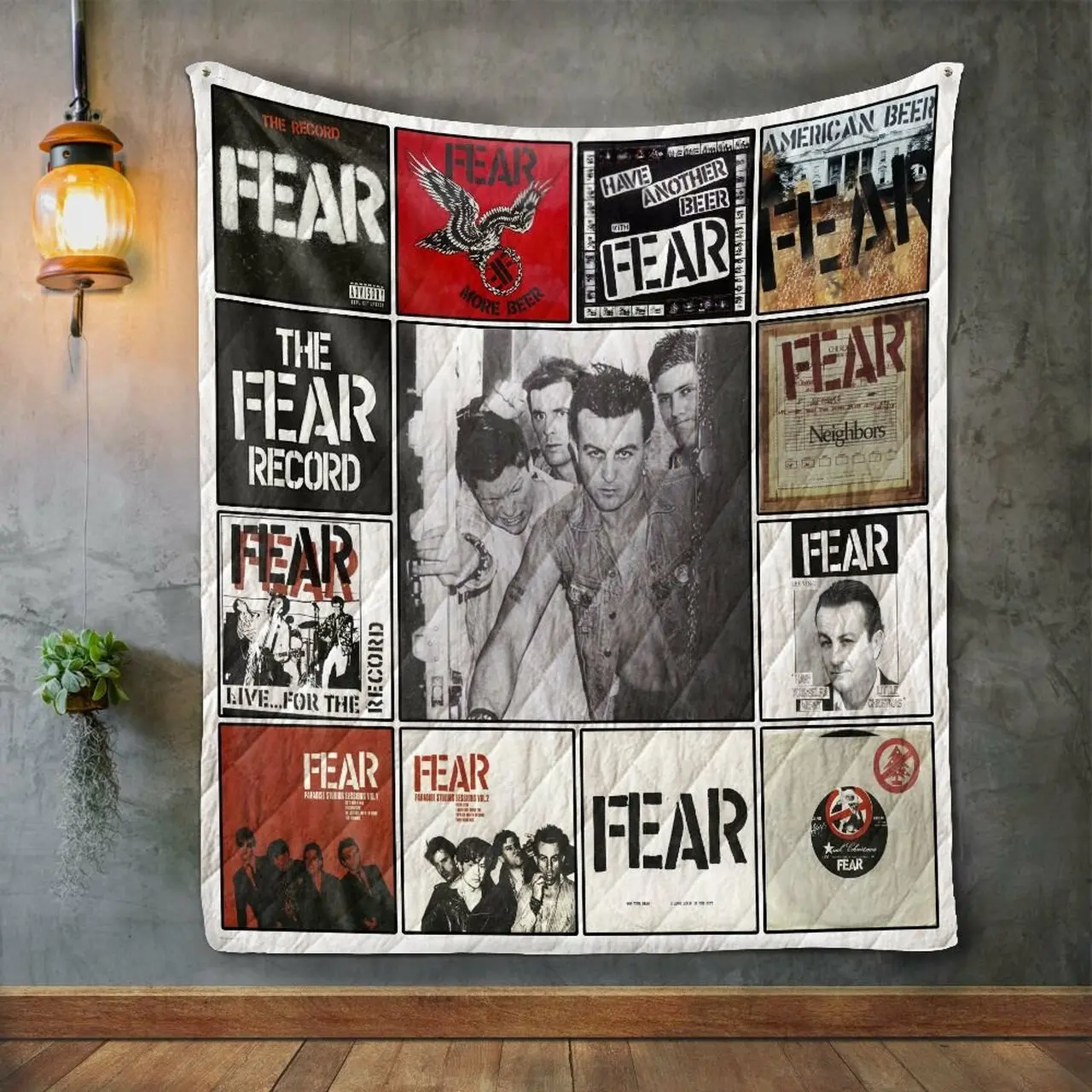 Fear Album Covers Quilt Blanket and Home Decor