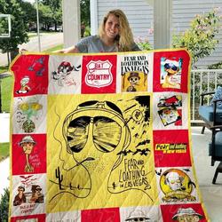 Fear And Loathing In Las Vegas Quilt Blanket 01526 and Home Decor