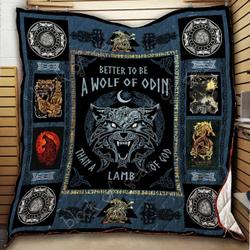 Fenrir Wolf Of Odin Hur Quilt gv and Home Decor