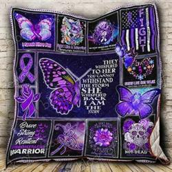 Fibromyalgia Awareness Cl19100314Mdq Quilt Blanket and Home Decor