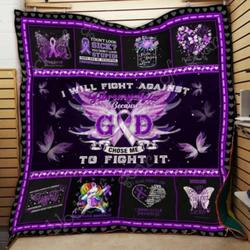 Fibromyalgia Awareness Cl2100176Mdq Quilt Blanket and Home Decor