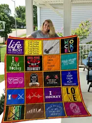 Field Hockey Quilt Blanket Dhc1501372Vt and Home Decor