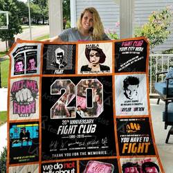 Fight Club Quilt Blanket 01497 and Home Decor