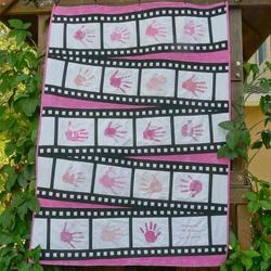 Film Strip Clp190619 Quilt Blanket and Home Decor