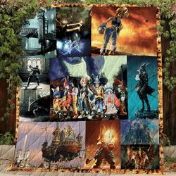 Final Fantasy Ix Quilt Blanket and Home Decor